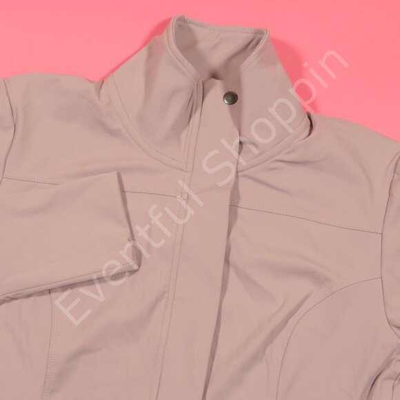 Any Age Activewear Jackets & Blazers - Any Age Activewear Sedona Xlong High Collar Jacket in Blush Pink Size 2X